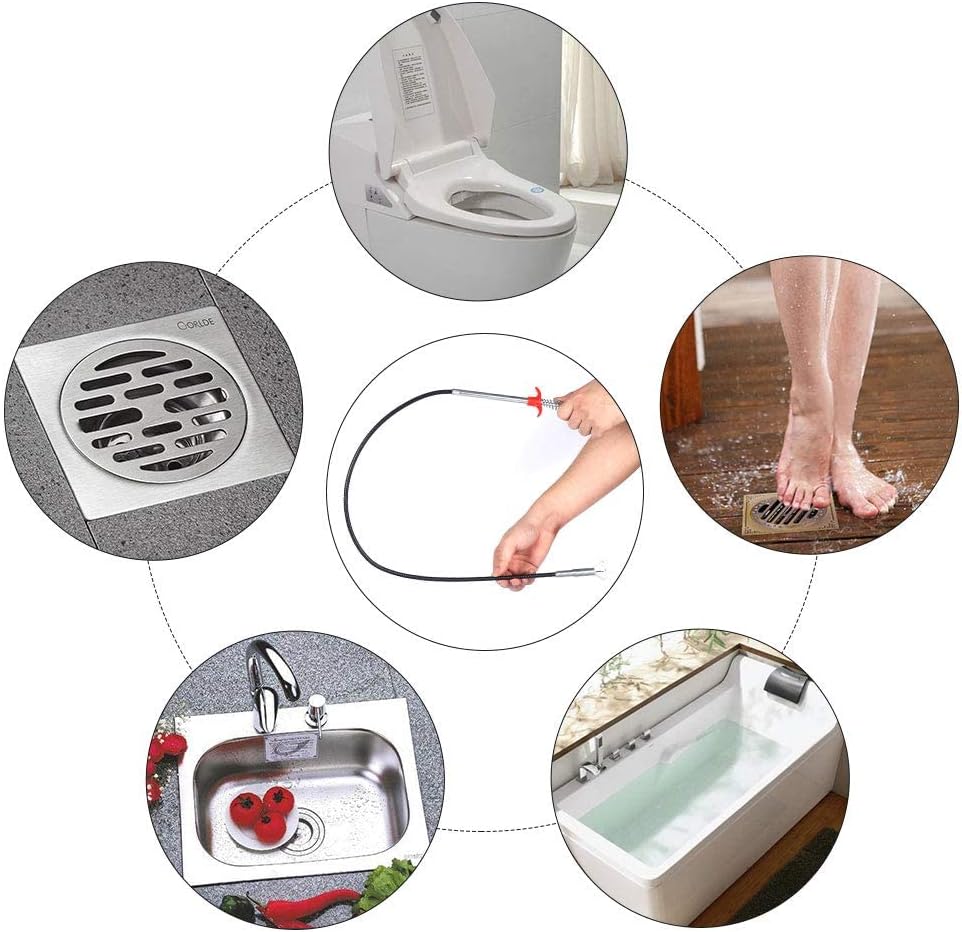 Drain Unblocker Four Flexible Arms Chemical-Free