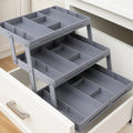 Drawer Organizer 3-Tier Expandable 12 Removable Dividers