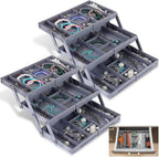 Drawer Organizer 3-Tier Expandable 12 Removable Dividers