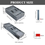 Drawer Organizer 3-Tier Foldable Space-Saving