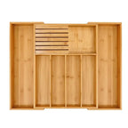 Drawer Organizer Expandable Bamboo & Divided Compartments