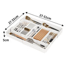 Drawer Organizer Extendable Sides Adjustable Width