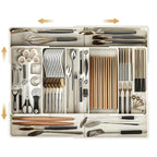 Drawer Organizer Extendable Sides Adjustable Width