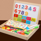 Drawing Board Double-Sided Whiteboard & Chalkboard Wooden Frame