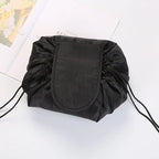 Drawstring Cosmetic Bag Opens Flat 18.9 Inches Waterproof