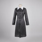 Dress Plus Size Long Sleeve Pointed White Collar