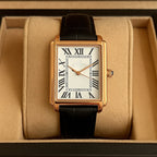 Dress Watch Square Stainless Steel Roman Numerals