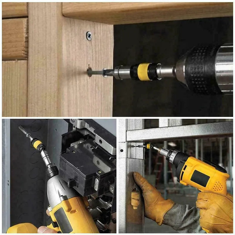 Drill Bit Extension Adjustable Angle Universal Fit