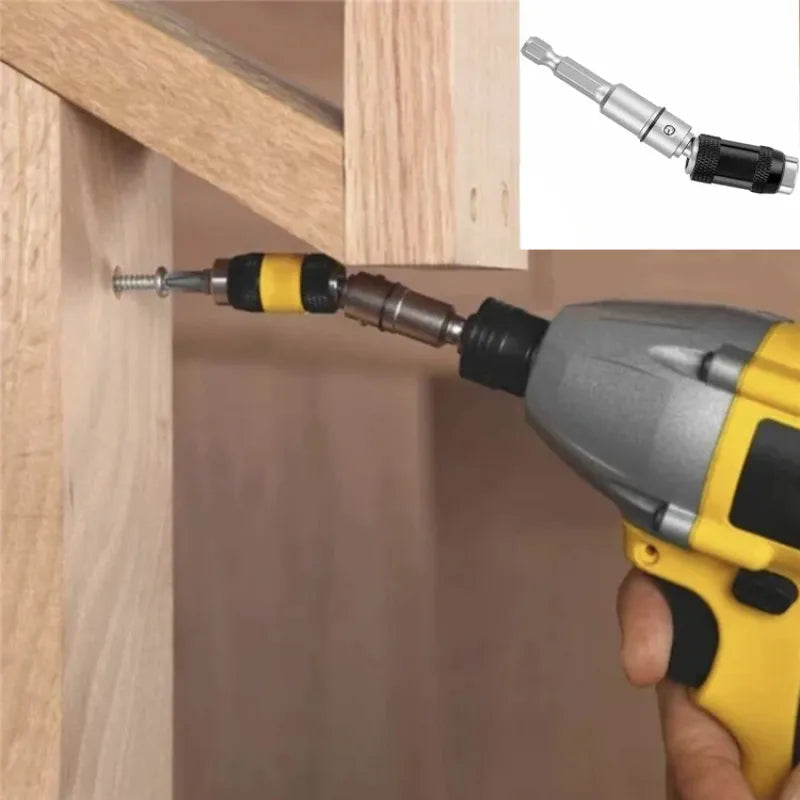 Drill Bit Extension Adjustable Angle Universal Fit