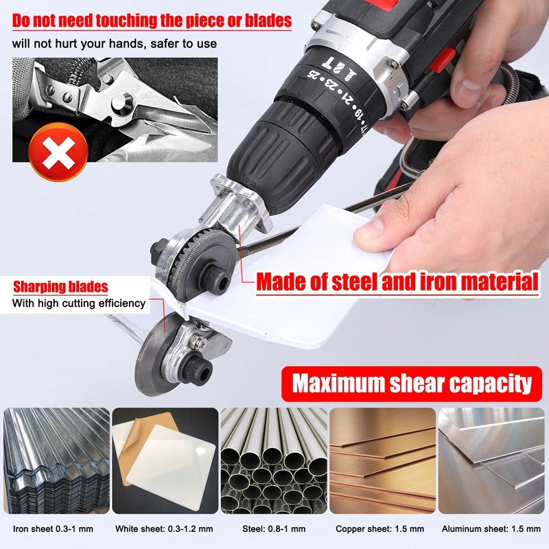 Drill Cutting Adapter 12-21V Compatible High-Hardness Blades