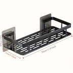 Drill-Free Adhesive & Suction Shower Caddy