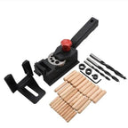 Drill Guide Adjustable Fence & Depth Control Non-Slip Base