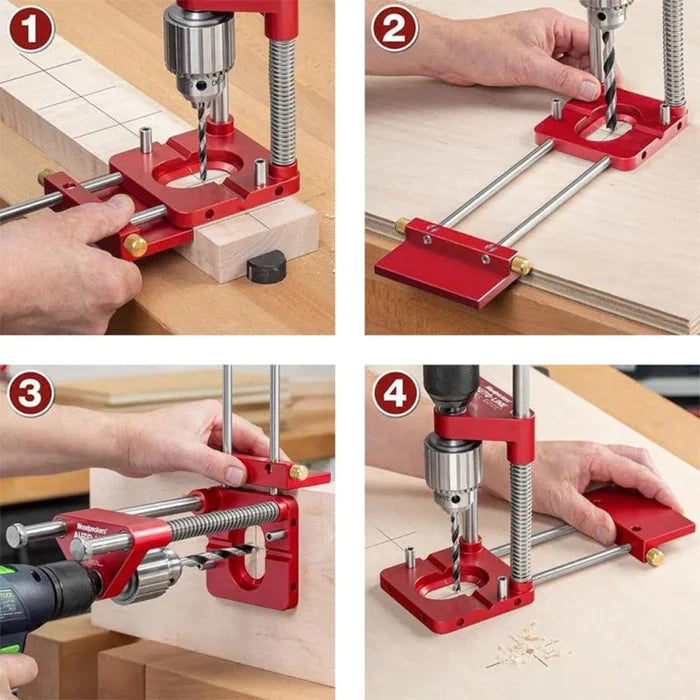 Drill Guide Adjustable Precision Up To 2 Inches