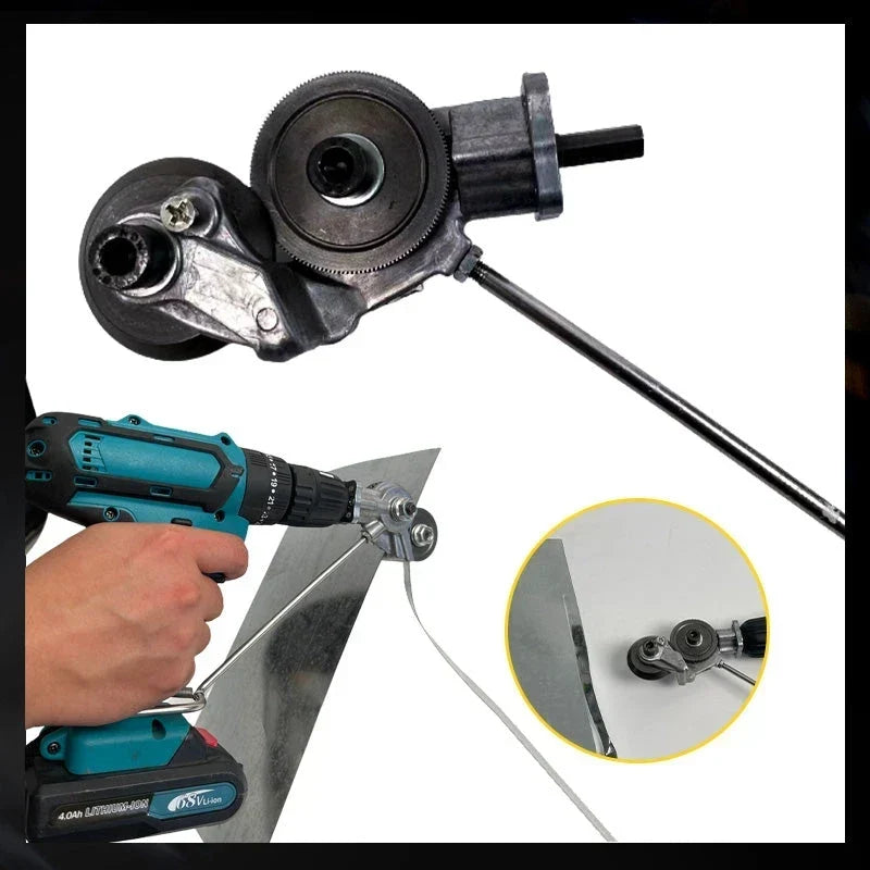 Drill Plate Cutter 3mm Capacity Manganese Steel Blades