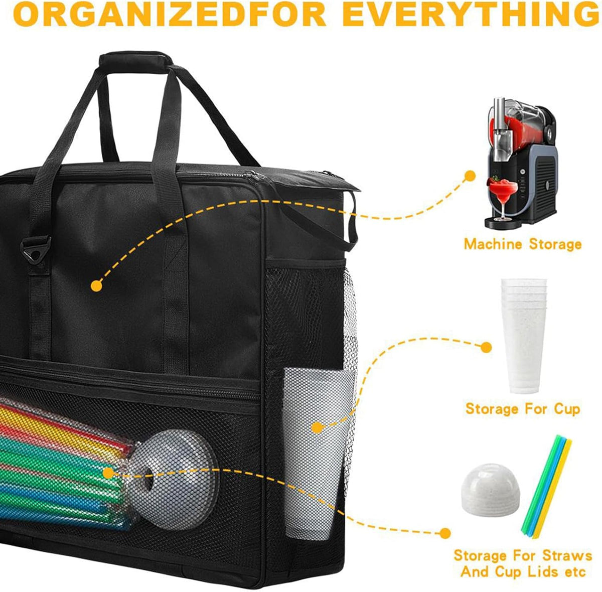 Drink Maker Carrying Bag Shockproof Padded & Waterproof Oxford
