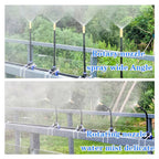 Drip Irrigation Kit Adjustable 360° Nozzles & Flexible Hose