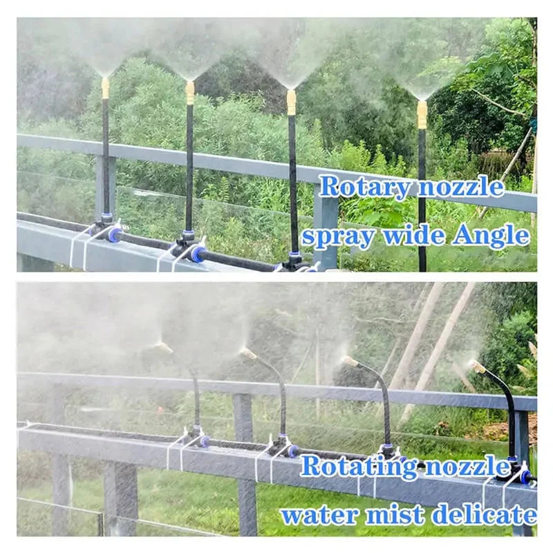 Drip Irrigation System 8mm Tubing Modular Click-Connect