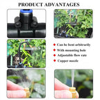 Drip Irrigation System 8mm Tubing Modular Click-Connect