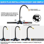 Drip Irrigation System 8mm Tubing Modular Click-Connect