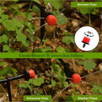 Dripper Set 360° Adjustable Flow 100 Pack Hole Opener