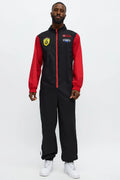 Driver Jumpsuit Breathable Woven Cotton Full Front Zipper