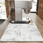 Drying Mat Absorbent Marble Design Heat-Resistant & Non-Slip Base
