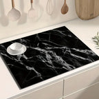 Drying Mat Absorbent Marble Design Heat-Resistant & Non-Slip Base