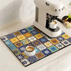 Drying Mat Absorbent Quick-Drying Non-Slip Rubber Base