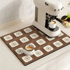 Drying Mat Absorbent Quick-Drying Non-Slip Rubber Base