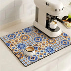 Drying Mat Absorbent Quick-Drying Non-Slip Rubber Base