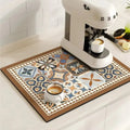 Drying Mat Absorbent Quick-Drying Non-Slip Rubber Base