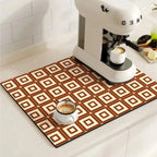 Drying Mat Absorbent Quick-Drying Non-Slip Rubber Base