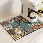 Drying Mat Absorbent Quick-Drying Non-Slip Rubber Base