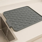 Drying Mat Heat-Resistant Silicone Non-Slip & Quick-Draining