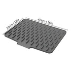 Drying Mat Heat-Resistant Silicone Non-Slip & Quick-Draining