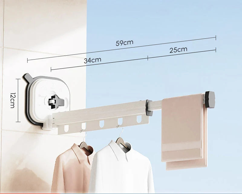 Drying Rack Foldable Wall & Door Mounted Aluminum