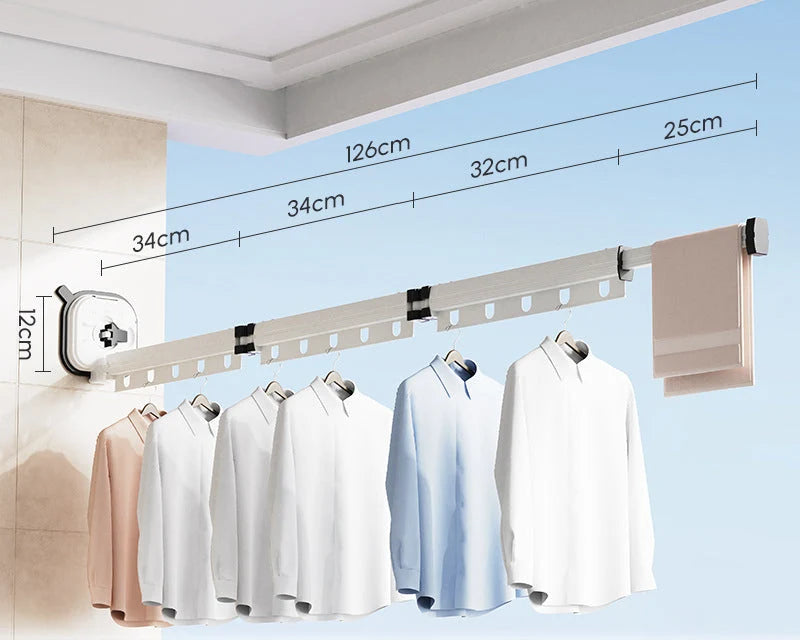 Drying Rack Foldable Wall & Door Mounted Aluminum