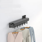 Drying Rack Wall-Mounted Retractable Aluminum Frame