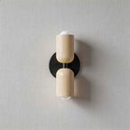 Dual-Head Up & Down Painted Iron Wall Light (E26 Bulb Compatible)