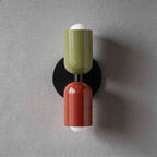 Dual-Head Up & Down Painted Iron Wall Light (E26 Bulb Compatible)