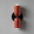 Dual-Head Up & Down Painted Iron Wall Light (E26 Bulb Compatible)