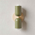 Dual-Head Up & Down Painted Iron Wall Light (E26 Bulb Compatible)