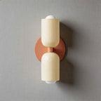 Dual-Head Up & Down Painted Iron Wall Light (E26 Bulb Compatible)