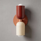 Dual-Head Up & Down Painted Iron Wall Light (E26 Bulb Compatible)