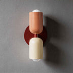 Dual-Head Up & Down Painted Iron Wall Light (E26 Bulb Compatible)