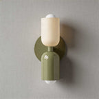 Dual-Head Up & Down Painted Iron Wall Light (E26 Bulb Compatible)