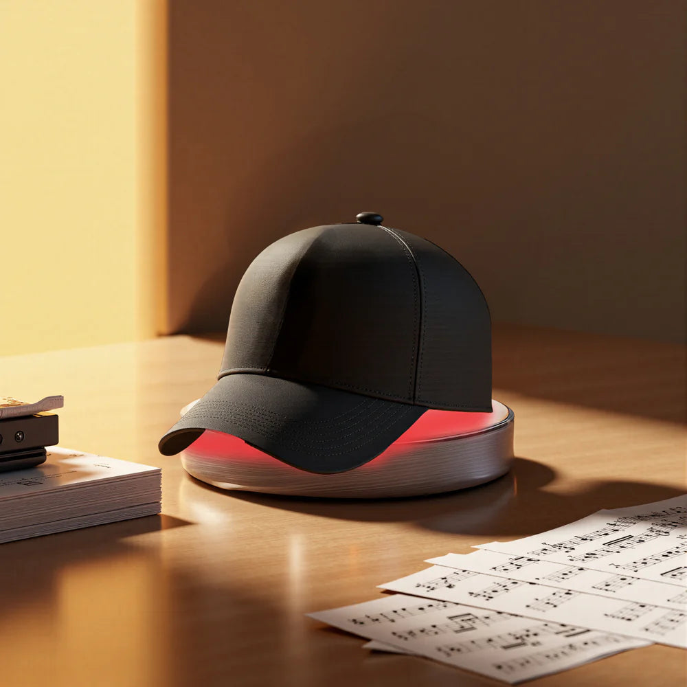 Dual Red & Blue Rechargeable Hands-Free Light Therapy Cap