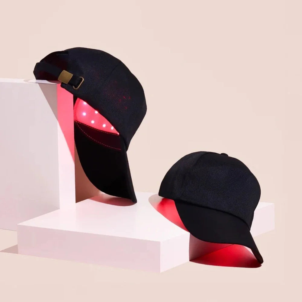 Dual Red & Blue Rechargeable Hands-Free Light Therapy Cap