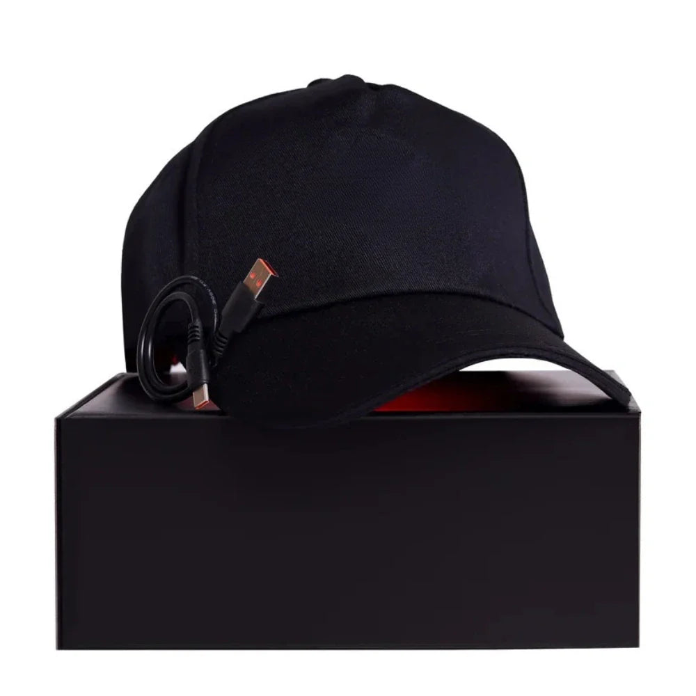 Dual Red & Blue Rechargeable Hands-Free Light Therapy Cap