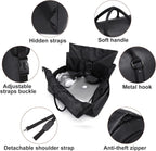 Duffel Bag Convertible Garment Sleeve Waterproof PU Leather 45L